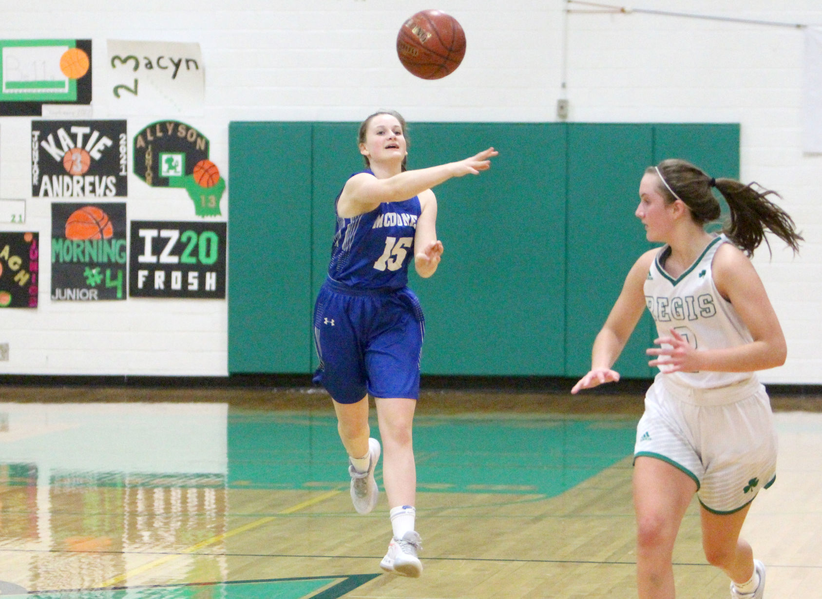 McDonell girls basketball at Eau Claire Regis 1-9-20